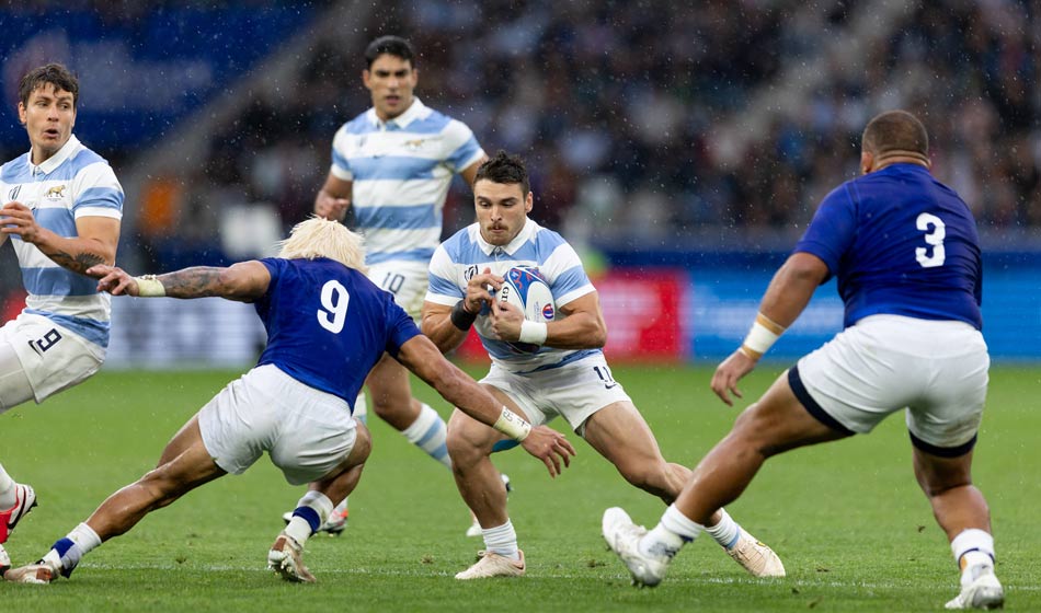 Los Pumas lograron su primer triunfo en la Copa del Mundo