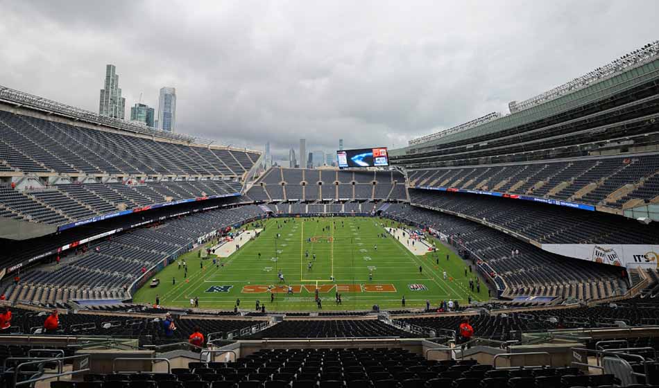 Cuerpo 2 estadio Soldier Field de Chicago fuente SportsPromedia