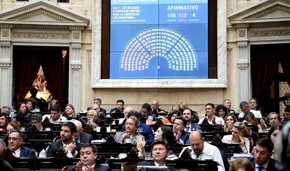 diputados ley bases Credito Mundo Gremial