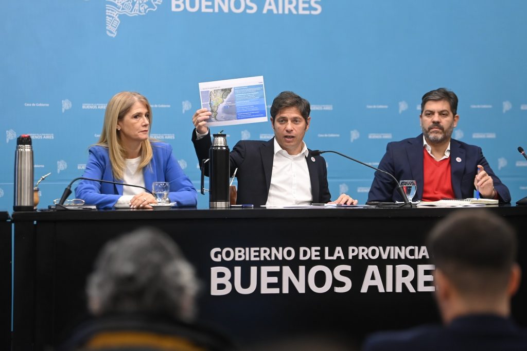 “El capricho ideológico es de Milei que lo único que busca es castigar a la Provincia de Buenos Aires”, denunció Kicillof. Créditos: Parlamentario