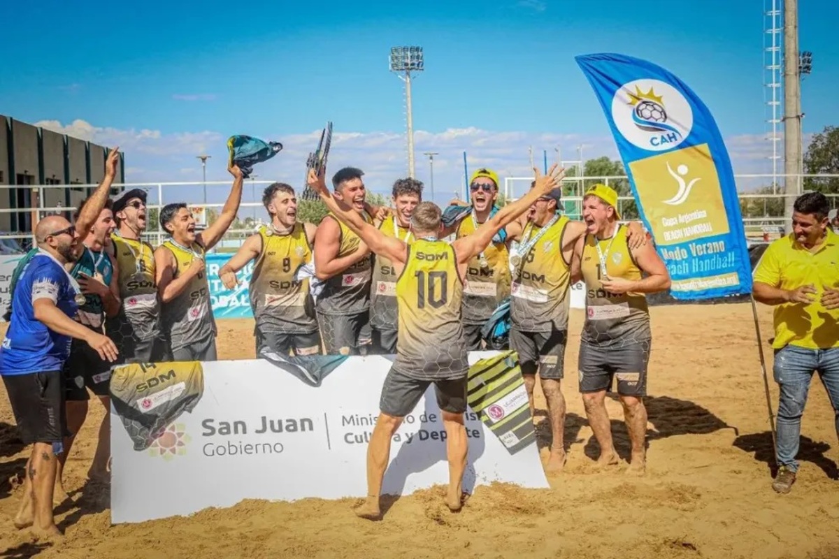 Sol de Mayo campeon Copa Argentina beach hadball