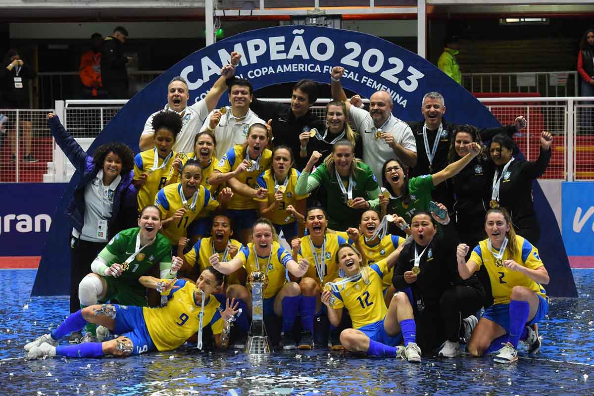 Brasil Futsal Femenino Credito Conmebol Copa Cmerica