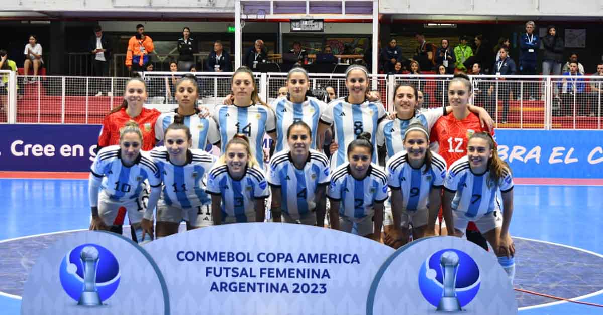 Copa america 2023 Futsal Femenino Argentina Credito AFA