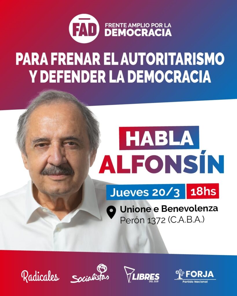 Lanzamiento del Frente Amplio por la Democracia