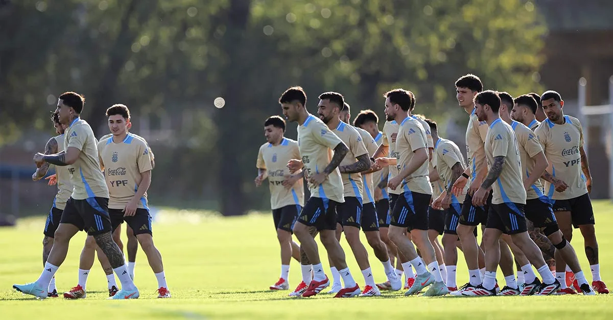 seleccion argentina entrenamiento