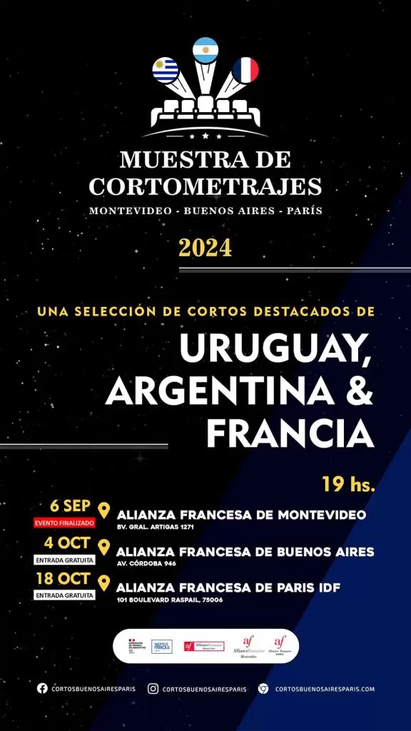 3 Con un nominado al Oscar y una programacion de lujo la Muestra de Cortometrajes celebra su 10o aniversario Muestra de Cortometrajes Buenos Aires Paris