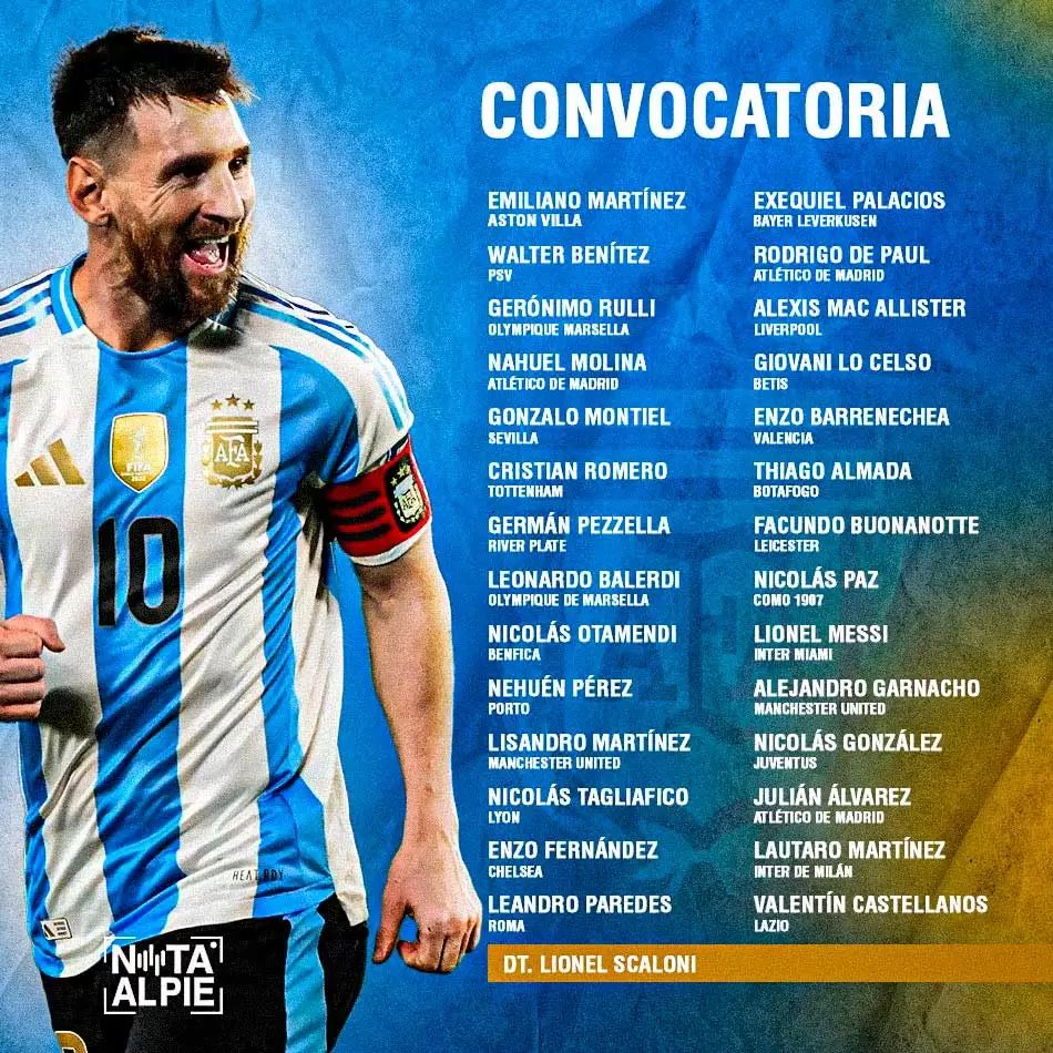 4 La Seleccion Argentina tiene todo listo para enfrentar a Paraguay y Peru NAP