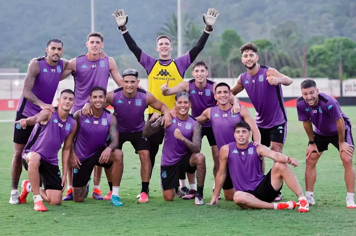 Racing Botafogo Recopa Entrenamiento